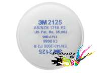 3M 2125 Фильтр противоаэрозольный Р2 3M 2125 Фильтр противоаэрозольный Р2