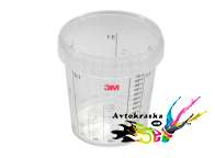 3M 50402 Стакан для смешивания красок 0,37л 3M 50402 Стакан для смешивания красок 0,37л