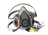 Полумаска 3М 6300 противогазовая размер L