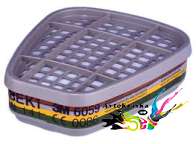 Фильтр 3М 6059 ABEK1 для защиты от органических паров, кислых газов, паров аммиака