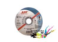 Круг отрезной на болгарку APP 06YA00 для стали d115 x 1,0 x 22,2 мм Круг отрезной на болгарку APP 06YA00 для стали d115 x 1,0 x 22,2 мм