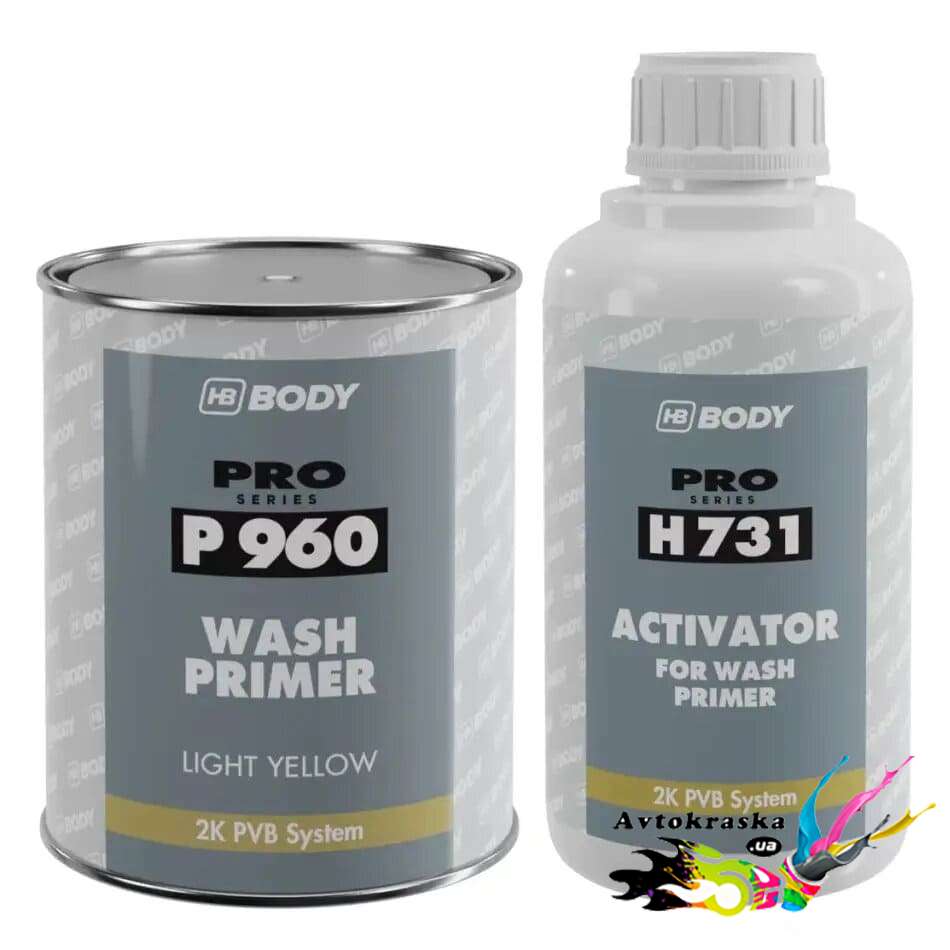 Кислотный грунт Body 960 Wash primer 1л+1л