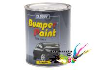 Структурная краска Body для бамперов черная 1л Структурная краска Body для бамперов черная 1л