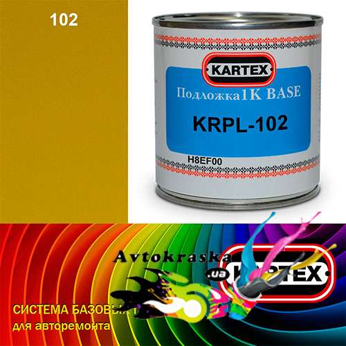 Kartex Базовая подложка для краски KRPL-102 темно-желтая 0,25 л