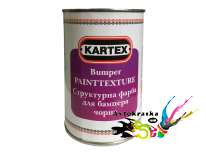 Бамперная структурная краска Kartex черная 0,4 л