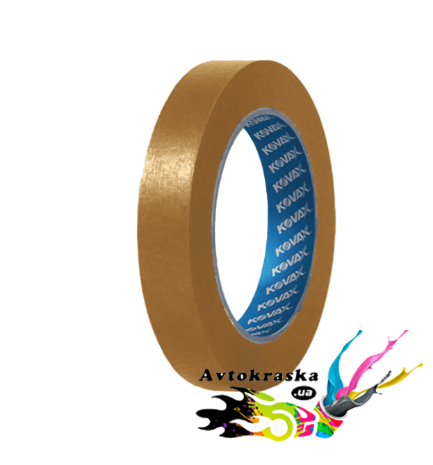 Скотч малярный KOVAX MASKING TAPE коричневый 24мм*50м - Скотч малярный цена!