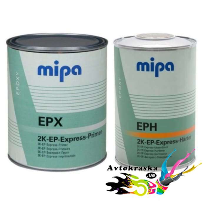 Грунт эпоксидный Mipa Expressprimer EPH 1л+1л EPX отвердитель - Эпоксидный грунт цена!