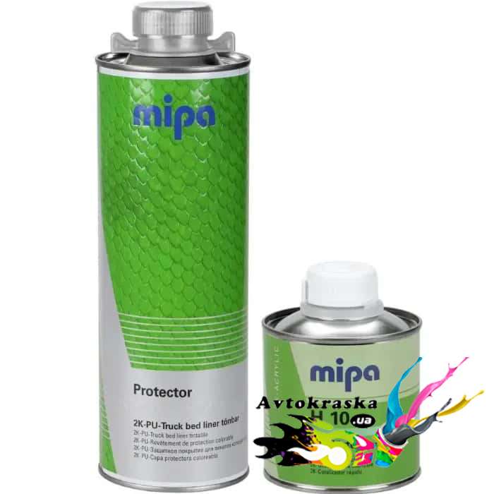 Защитное покрытие Mipa PROTECTOR бесцветное 0,75л+0,25л - Антикор, Антигравий цена!