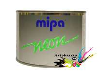 Неоновая автомобильная краска Mipa флуоресцентная Neon green 0,5л