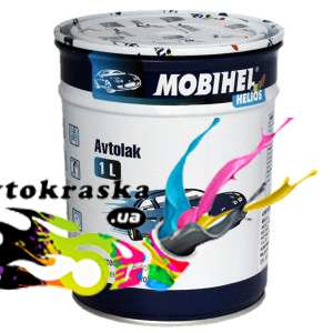 Алкидная краска Mobihel Lada 601 Глубоко-черная 1л