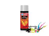 Термостойкая краска в баллончике серебристая Mr.Build 400 мл