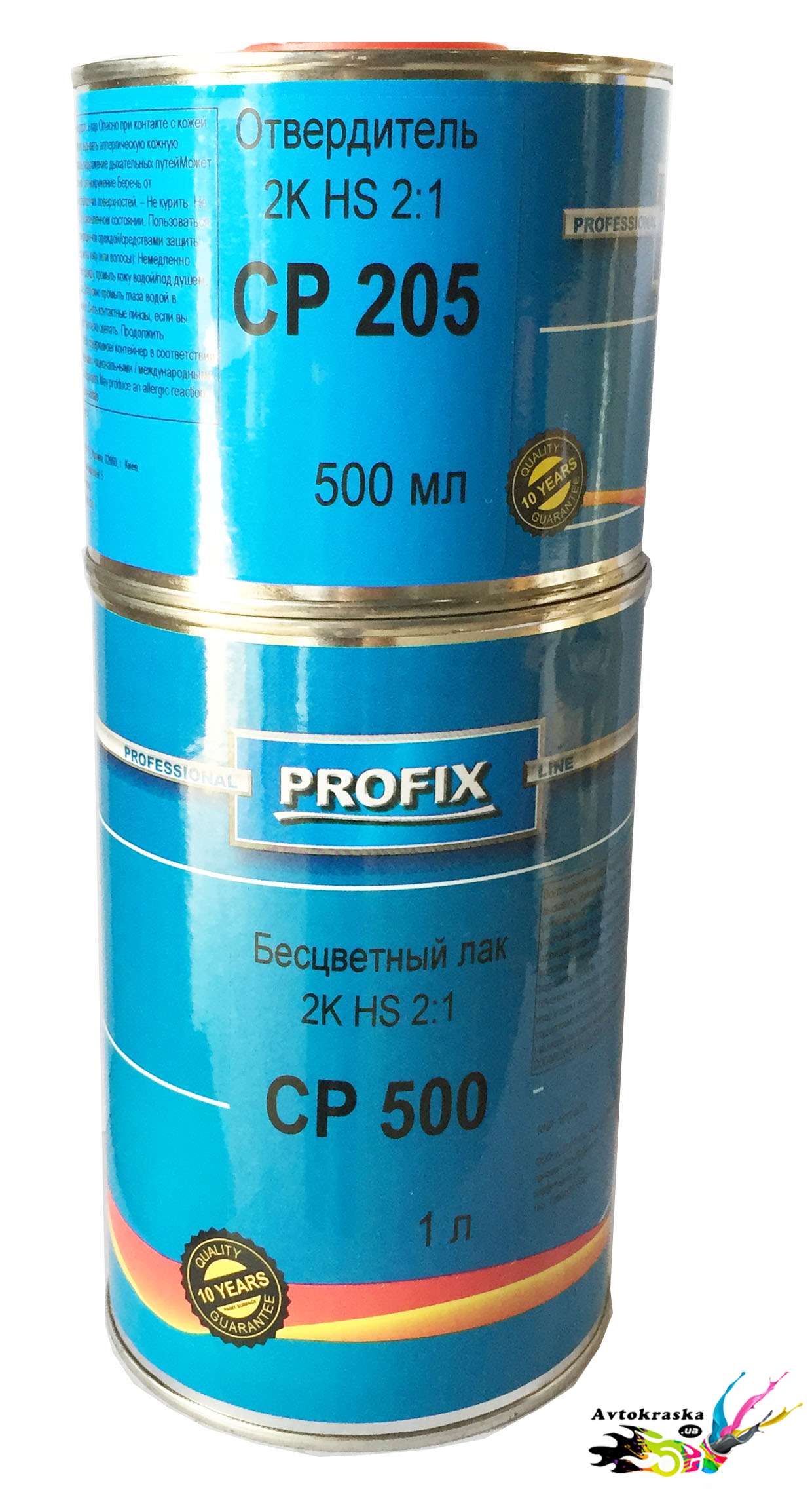 Лак автомобильный Profix CP500 1л+0,5л