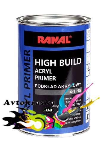 Грунт акриловый HS Ranal толстослойный 0,8л+0,2л -  цена!