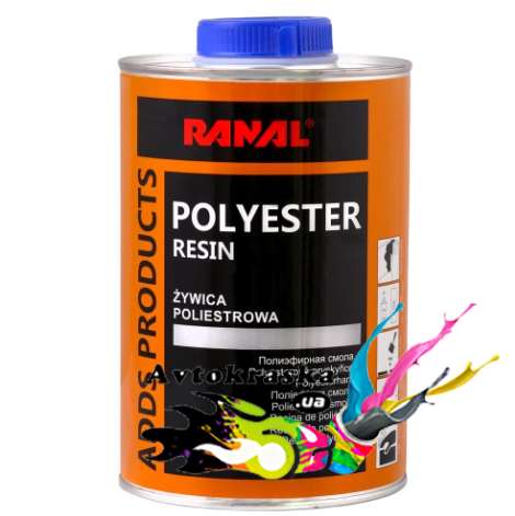 Полиэфирная смола Ranal комплект 1кг - Материалы для ремонта пластика цена!