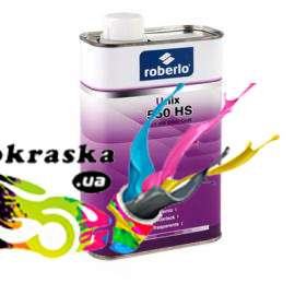 Лак акриловый Roberlo Unix 550 HS 1л+0,5л - Лак акриловый HS цена!