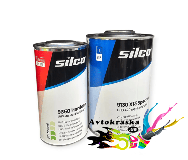 Лак акриловый Silco UHS 9130 X13 Spectrum 1л+0,5л - Лак акриловый HS цена!
