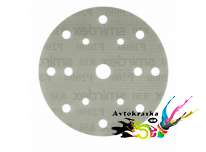 Абразивний диск Smirdex 830 на основі плівки діам. 150мм 15отв P1500