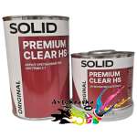 Автомобильный лак SOLID Premium Clear HS комплект 1л+0,5л
