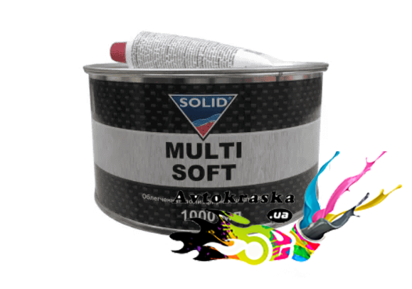 Шпатлевка облегченная Solid Multi Soft 1л - Облегченная шпатлевка цена!