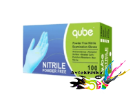 Перчатки нитриловые Solid Qube синие XL 100шт