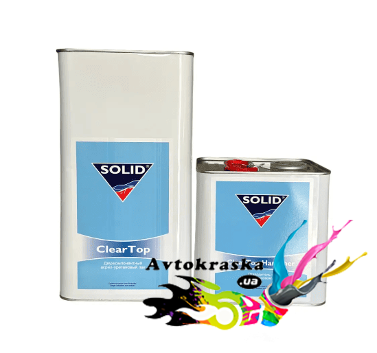 Лак Solid Clear Top 5л + 2,5л - Лак акриловый MS цена!