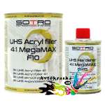 Грунт для авто SOTRO F10 2K UHS Acryl filler 4:1 Megamax 0,8 л+0,2 л