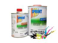 Лак акриловый Sprint H55 Antiscratch HS 2+1 повышенной прочности 1л+0,5л Лак акриловый Sprint H55 Antiscratch HS 2+1 повышенной прочности 1л+0,5л