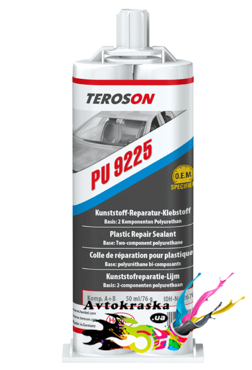 Teroson 9225 Клей для ремонту пластику 50 мл - Матеріали для ремонту пластику цена!