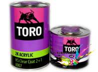 Toro Акриловый лак автомобильный 8007 HS Clear coat 1л+0,5л